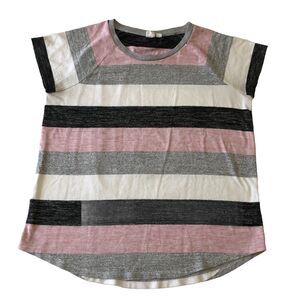 Gap Women’s Short Sleeve Striped Top Sweater Size Large
